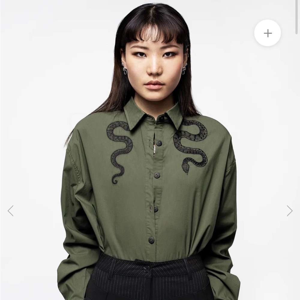 NWT Disturbia Slither Loose Fit Shirt Size 10